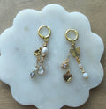 Charm Huggie Hoop Earrings